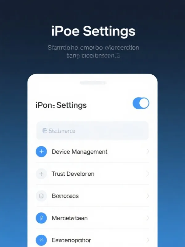 iOS Installation Steps